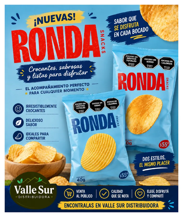 Papas Ronda Clásicas 40g